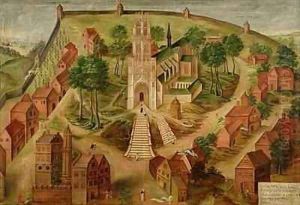 The Church of Saint Gery Cambrai on the Mont des Boeufs