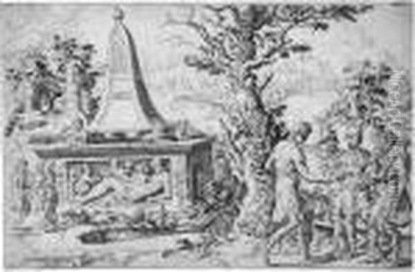 Ganz Ausgezeichneter,
Gegensatzreicher Druck, Bis Auf Die Plattenkante Beschnitten, Oben Und
Unten Teilweise Mit Der Sichtbaren Facette - view 1