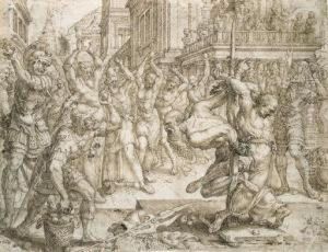 The Stoning Of The Elders, From The Story Of Susanna