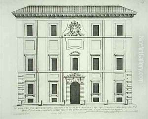 Palazzo del Collegio de Propaganda Fide by Pietro or Falda, G.B. Ferrerio