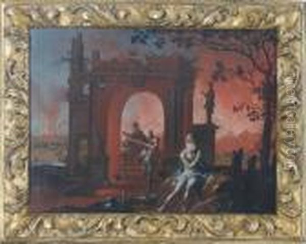 The Burning Of Troy - view 1
