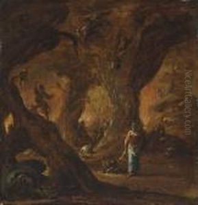 A Sorceress In A Wood Surrounded By Devils