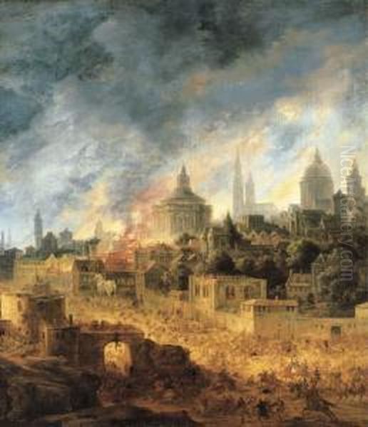 The Burning Of Troy - view 1