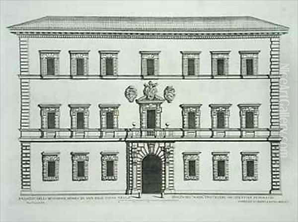 Palazzo of the Reverend monks of San Paolo Posto Piazza Santa Maria Trastevere Rome - view 1