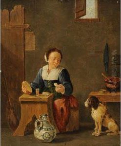 L'ora Della Merenda by Matheus van Helmont