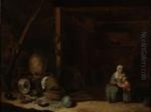 Interno Rustico by Matheus van Helmont