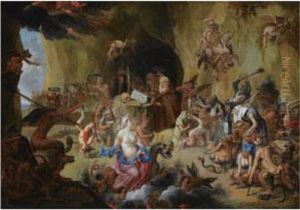 The Temptation Of Saint Anthony by Matheus van Helmont
