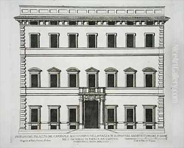 Palazzo of Cardinal Alesandrino Piazza SS Apostoli Rome - view 1