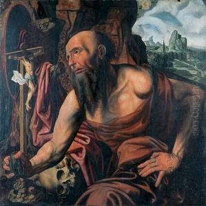 The Penitent Saint Jerome In A Cave