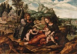The Holy Family With The Infant Saint John The Baptist On Thereturn From Egypt
