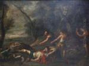 La Chasse Au Sanglier Ou La Mort D'adonis by Willem van, the Elder Herp