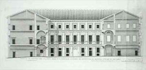 Palazzo Altemps Rome by Pietro or Falda, G.B. Ferrerio