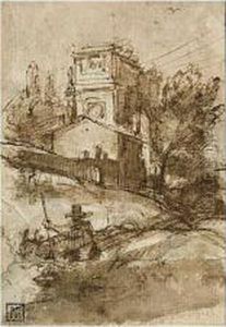 Landscape With A Cowherd And An Italianate Villa