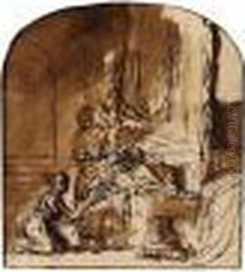 Bathsheba Imploring David To Appoint Solomon As His Successor