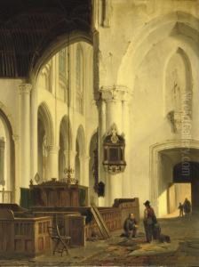 Interior Of The Sint Jacobskerk, The Hague