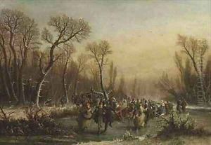 Skating in the Forest by Edmond Fercy Duchesne