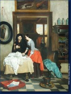 Scene D'interieur by Hubertus, Huib Van Hove
