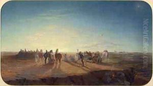The Prayer in the Desert by Fournier