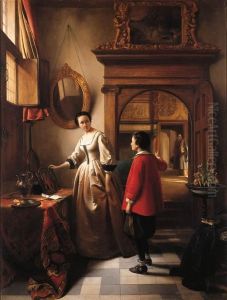 The Guest's Arrival by Hubertus, Huib Van Hove