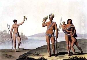 Natives of Guyana by Gerolamo Fumagalli