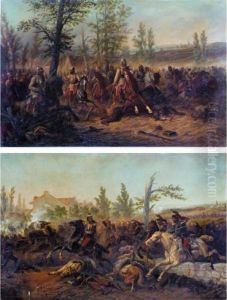 The Battle Of Gravelotte; The Battle Of Sedan by A. Jules Van Imschoot