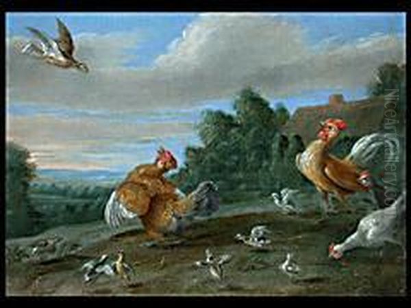 Federvieh Und Der Bussard - view 1