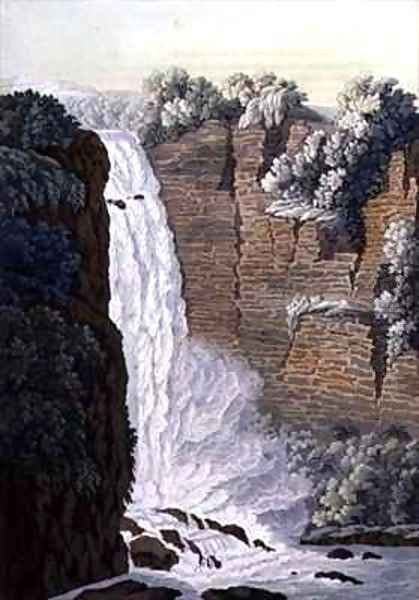 Tequendama Waterfall on the Bogota river Colombia - view 1