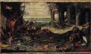 Allegorie De La Guerre by Jan van Kessel
