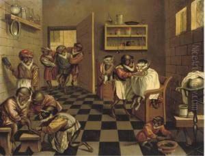 A Monkey's Surgery by Jan van Kessel