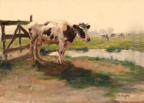 Cows In A Meadow - view 1
