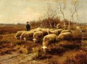 Shepherd With His Flock