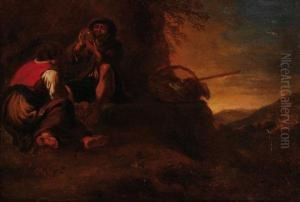 La Sosta Dei Contadini by Pieter Van Laer (BAMBOCCIO)