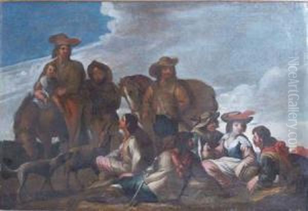 A Roadside Gathering - view 1