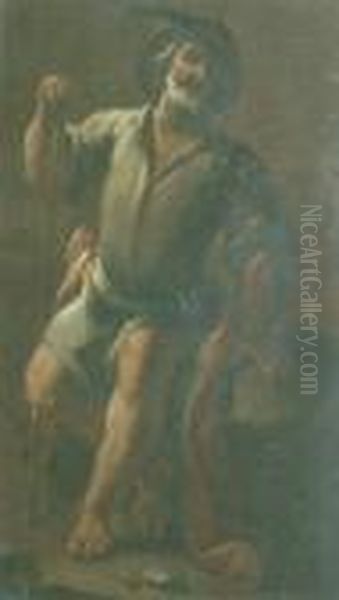 Seated Peasant - view 1