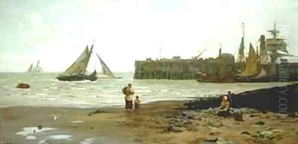 Low Tide Whitstable Harbour - view 1