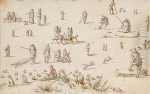 Etudes De Figures Et D'animaux - view 1