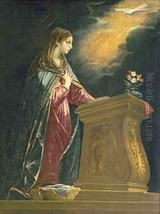 Annunciation by Lucrina Fetti