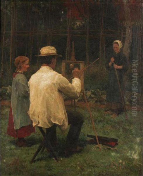 The Artist And His Model - view 1