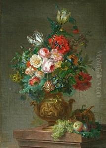 Still Life With Flowers And Fruit - view 1