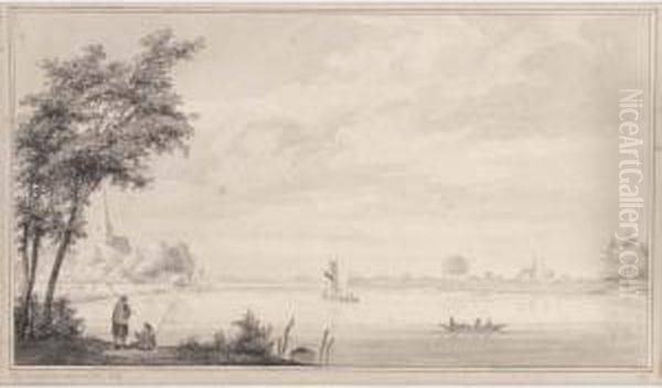 Lekkerkerk Near The River Lek - view 1