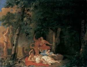 Bacchanal. by Jacob van Loo