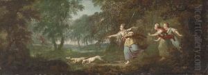 Diana And Actaeon by Jacob van Loo