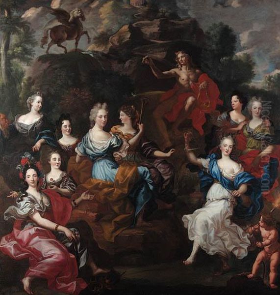 Apollo And The Nine Muses - view 1