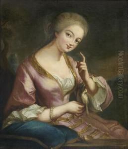 Portrait Presume De La Marquise De Prie (1698 - 1727) Portrait Presume De La Marquise De Prie (1698 - 1727)