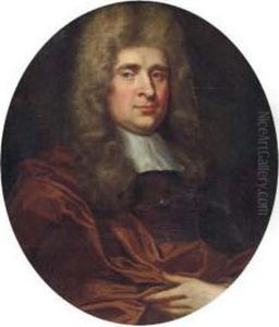 Portrait Of A Gentleman, Half-length, In A White Collar And Maroonwrap Portrait Of A Gentleman, Half-length, In A White Collar And Maroonwrap