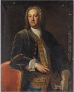 Portrait Of A Gentleman, Possibly Peter Abraham Luard (b.1703) Portrait Of A Gentleman, Possibly Peter Abraham Luard (b.1703)