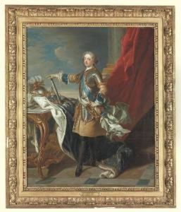 Portrait Of King Louis Xv by Louis-Michel Van Loo