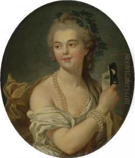 Property Of The Baltimore Museum Of Art Sold To Benefit Future Acquisitions
Mademoiselle Van Loo Holding A Mask - view 1