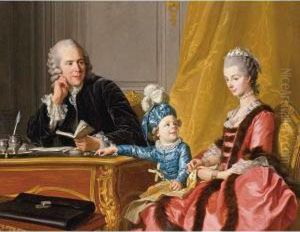 The Devin Family by Louis-Michel Van Loo