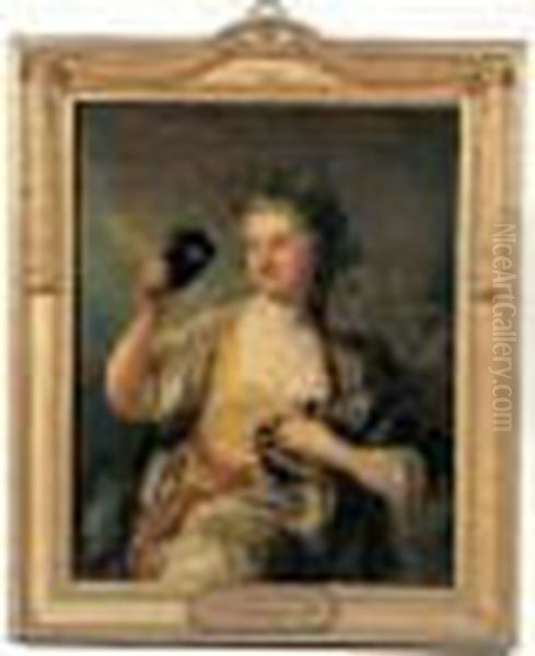 Portrait De Francoise Piquefeu De Longpre, En Thalie - view 1